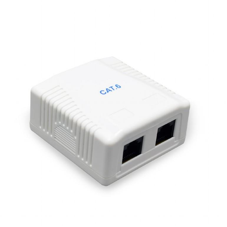 CABLE ACC MOUNT BOX CAT6 UTP 2P NCAC-2U6-01 GEMBIRD