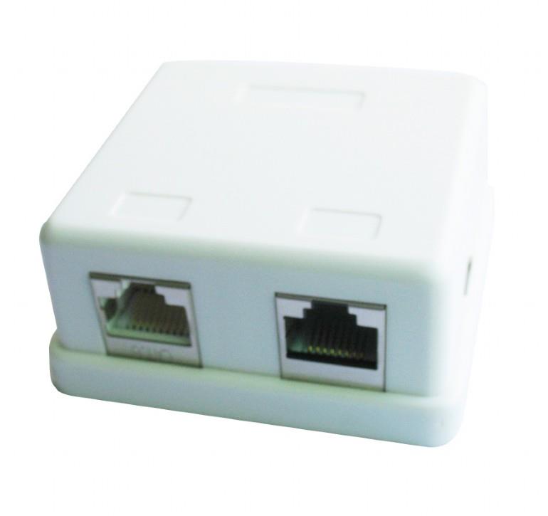 CABLE ACC MOUNT BOX 2XCAT5E NCAC-HS-SMB2 GEMBIRD