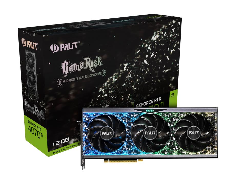 Graphics Card PALIT NVIDIA GeForce RTX 4070 Ti 12 GB GDDR6X 192 bit PCIE 4.0 16x GPU 2310 MHz 1xHDMI 3xDisplayPort NED407T019K9-1045G