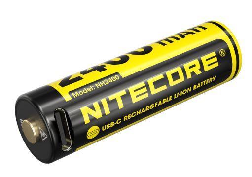 BATTERY RECH  LI-ION AA 1 5V NH2400 2PCS NITECORE