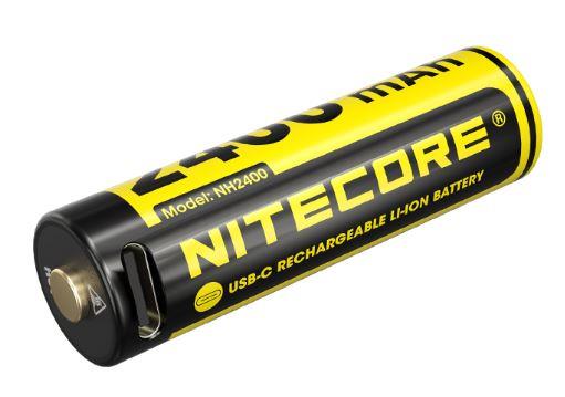 BATTERY RECH  LI-ION AA 1 5V 4PACK NH2400 NITECORE