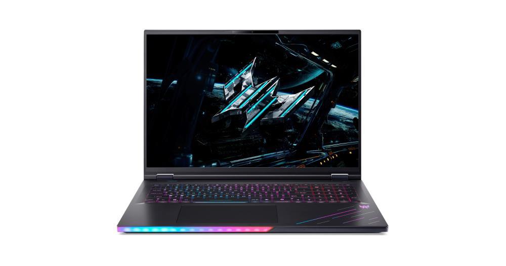 Notebook ACER Predator HELIOS 18 AI CPU Intel Core Ultra 9 275HX 18    3840    2400 pixels RAM 64 GB DDR5-SDRAM SSD 2000 GB Discrete graphics NVIDIA GeForce RTX 5090 24 GB On-board graphics Yes Numeric keypad Yes Keyboard language English OS installed Windows 11 Home Colour Black Weight 3 5 kg NH QVWEL 001