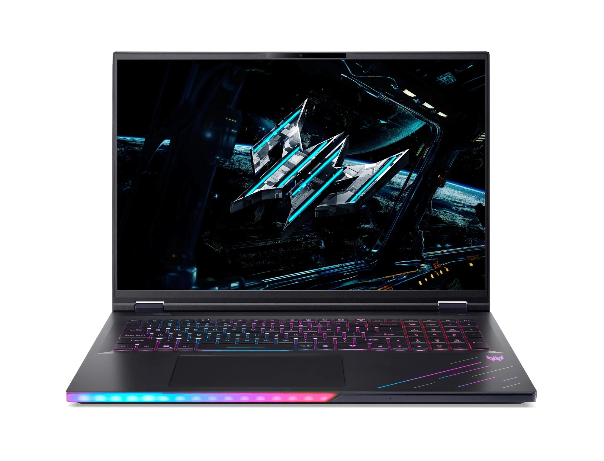 Notebook ACER Predator HELIOS 18 AI CPU Intel Core Ultra 9 275HX 18    2560 x 1600 pixels RAM 32 GB DDR5-SDRAM SSD 1000 GB Discrete graphics NVIDIA GeForce RTX 5080 16 GB On-board graphics Yes Keyboard language English OS installed Windows 11 Home Colour Black Weight 3 5 kg NH QVYEL 004