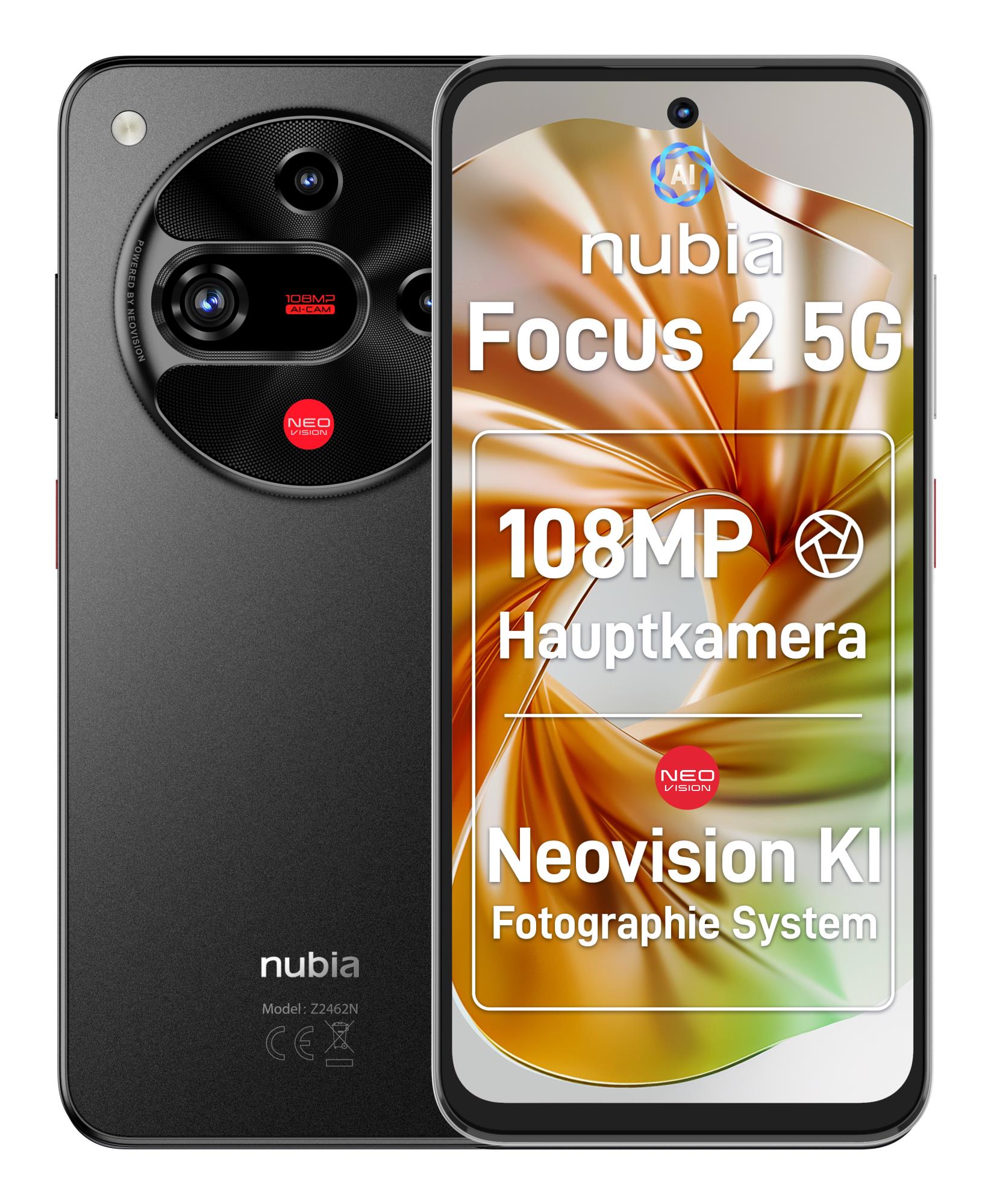 MOBILE PHONE FOCUS 2 5G 8 256GB BLACK ZTE NUBIA