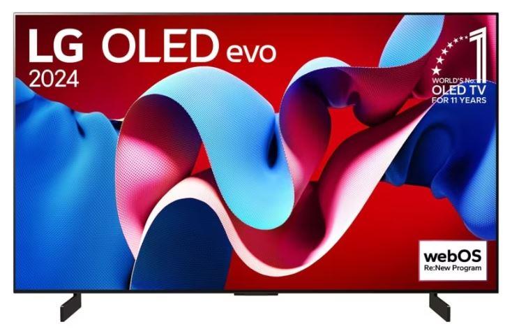 TV Set LG 42   OLED 4K Smart 3840x2160 Wireless LAN Bluetooth webOS Black OLED42C41LA
