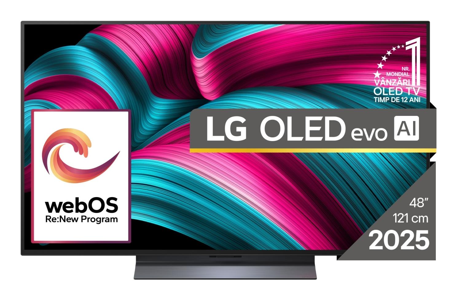 TV Set LG 48   OLED 4K Smart 3840x2160 Wireless LAN Bluetooth webOS Black OLED48C51LA