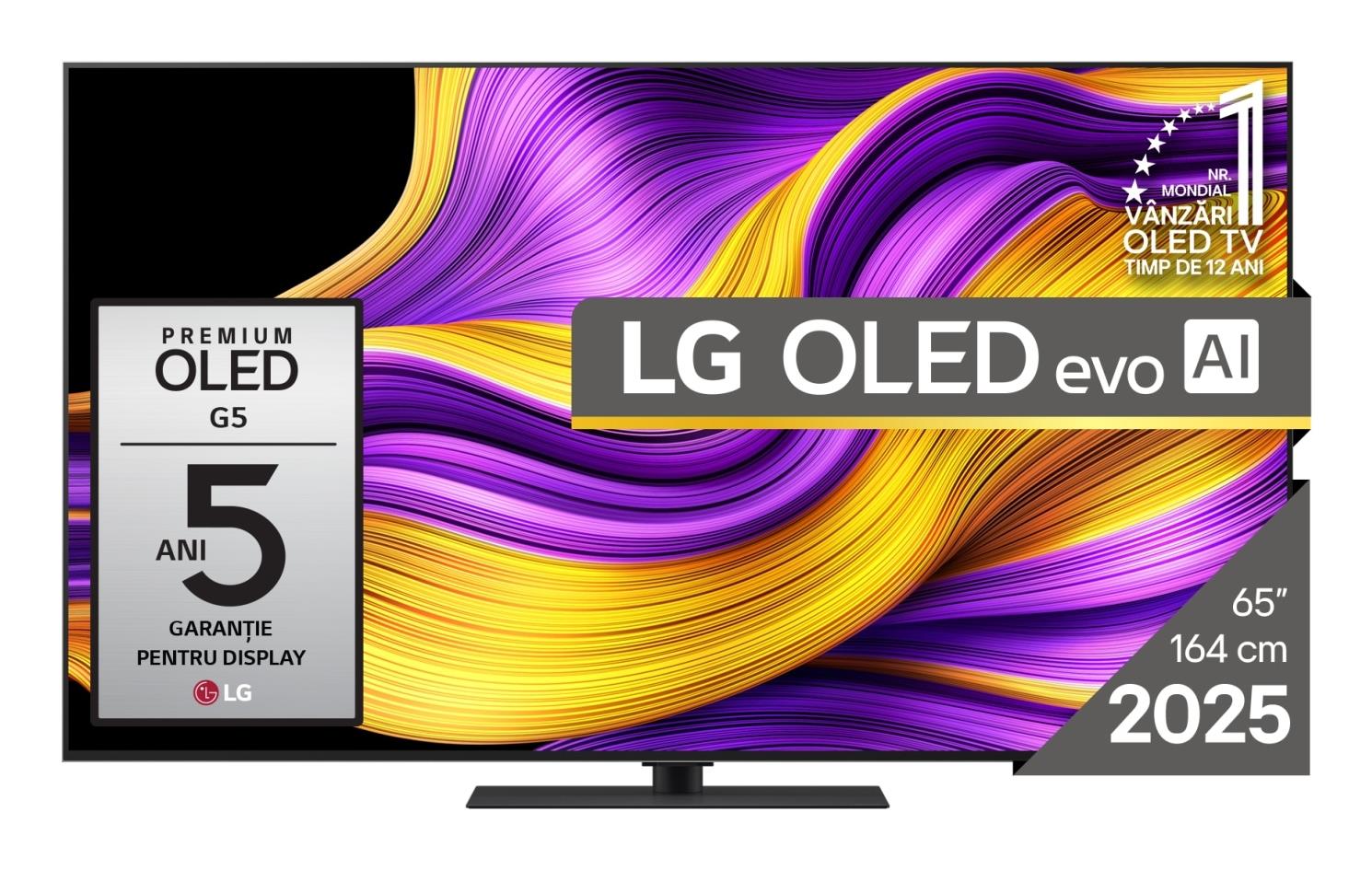 TV Set LG 65   OLED 4K Smart 3840x2160 webOS Black OLED65G53LS