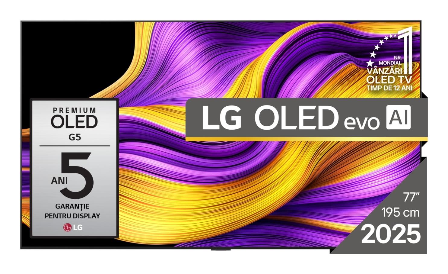 TV Set LG 77   OLED 4K Smart 3840x2160 Wireless LAN Bluetooth webOS Black OLED77G51LW