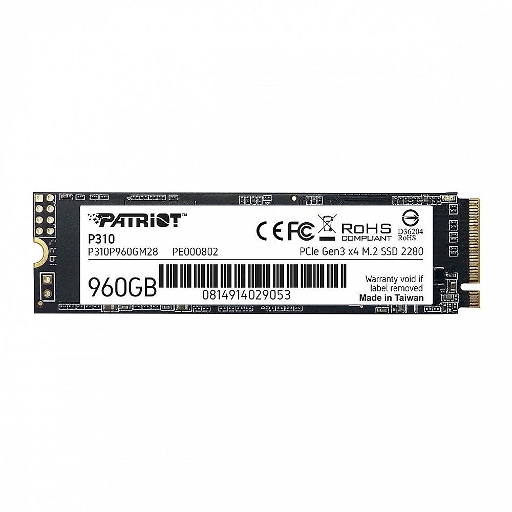 PATRIOT P310 960GB M2 2280 PCIe SSD NVME