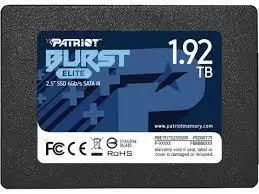 SSD PATRIOT Burst Elite 1 92TB SATA 3 0 3D NAND Write speed 320 MBytes sec Read speed 450 MBytes sec 2 5   TBW 800 TB PBE192TS25SSDR