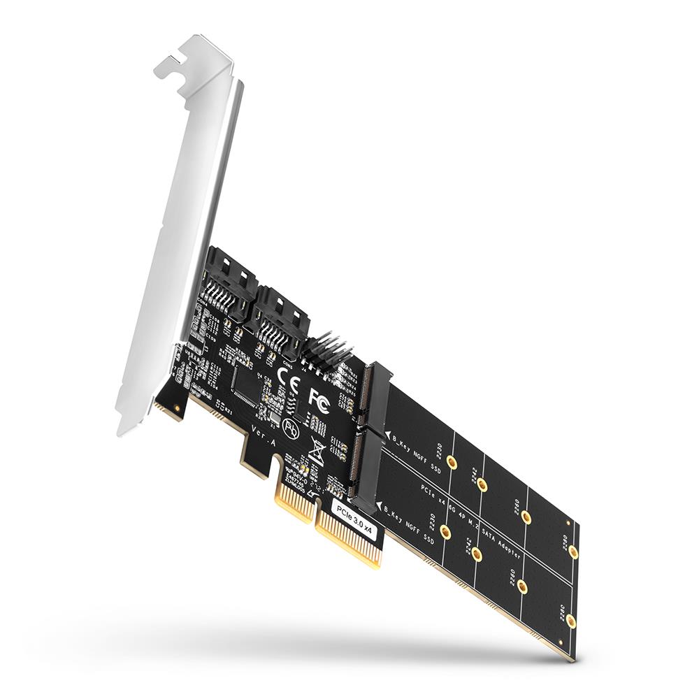 SSD ACC I O CONTROLLER PCIE SATA M 2 PCES-SA4M2 AXAGON