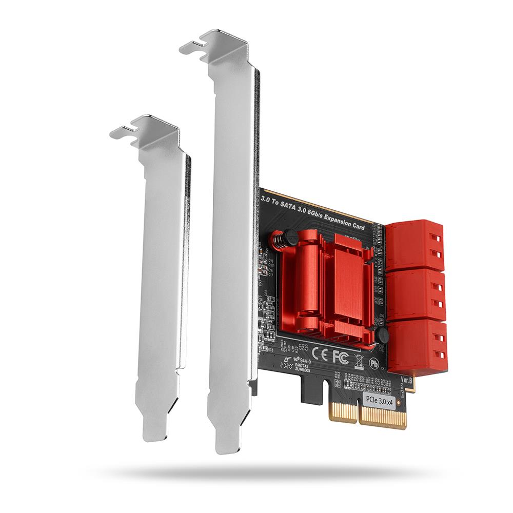 SSD ACC I O CONTROLLER PCIE 6XSATA 6G PCES-SA6 AXAGON