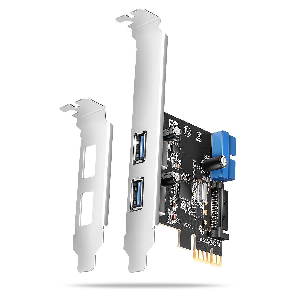 I O CARD PCIE USB 5GBPS 4PORT SP LP PCEU-232RS AXAGON