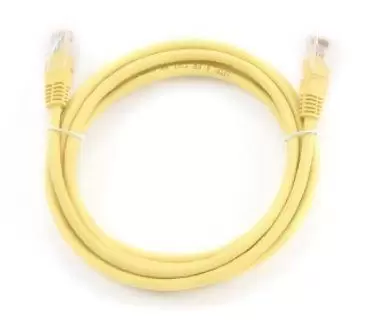 PATCH CABLE CAT5E UTP 2M YELLOW PP12-2M Y GEMBIRD