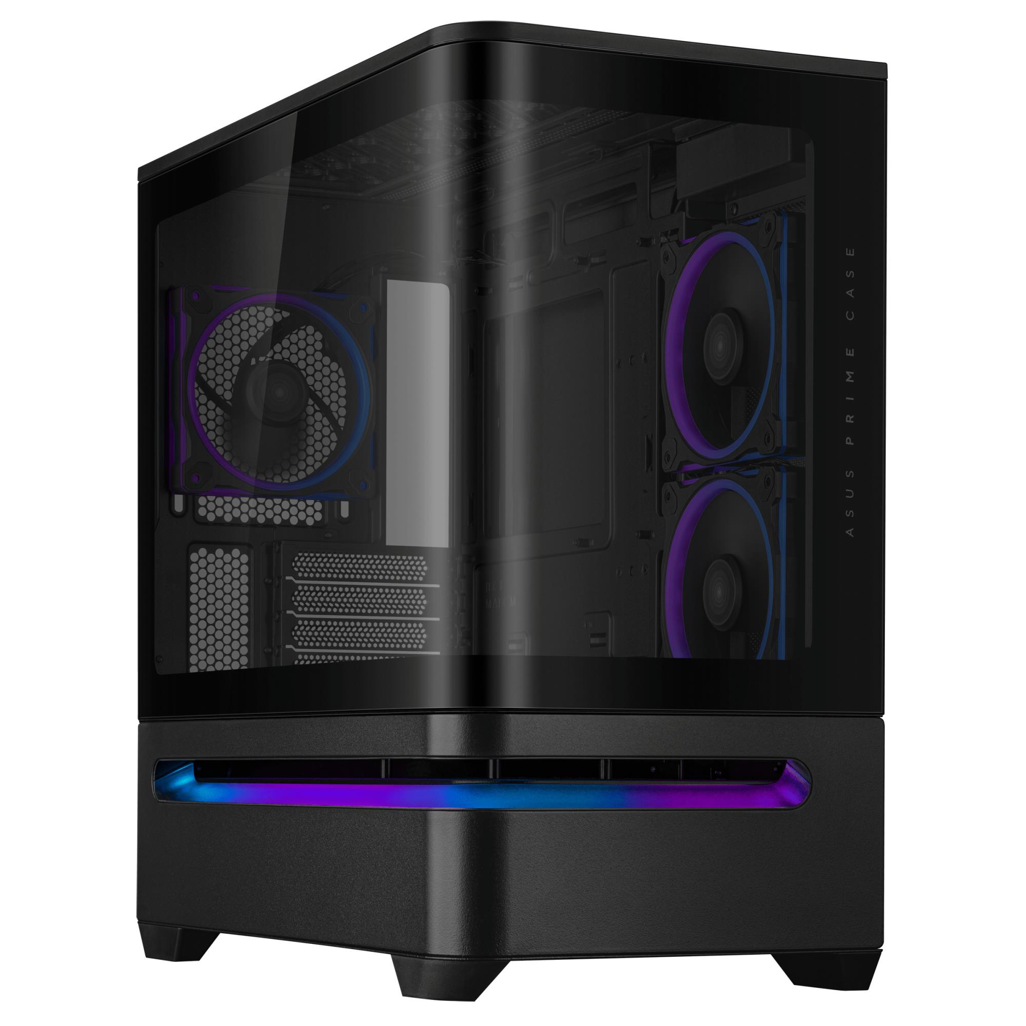Case ASUS micro ATX Mini-ITX Black Midi Tower PC Prime AP202 ARGB PRIMEAP202TG