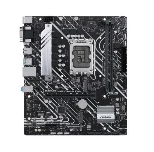 Mainboard ASUS Intel H610 LGA1700 Micro-ATX Memory DDR4 Memory slots 2 PRIMEH610M-AD4-CSM