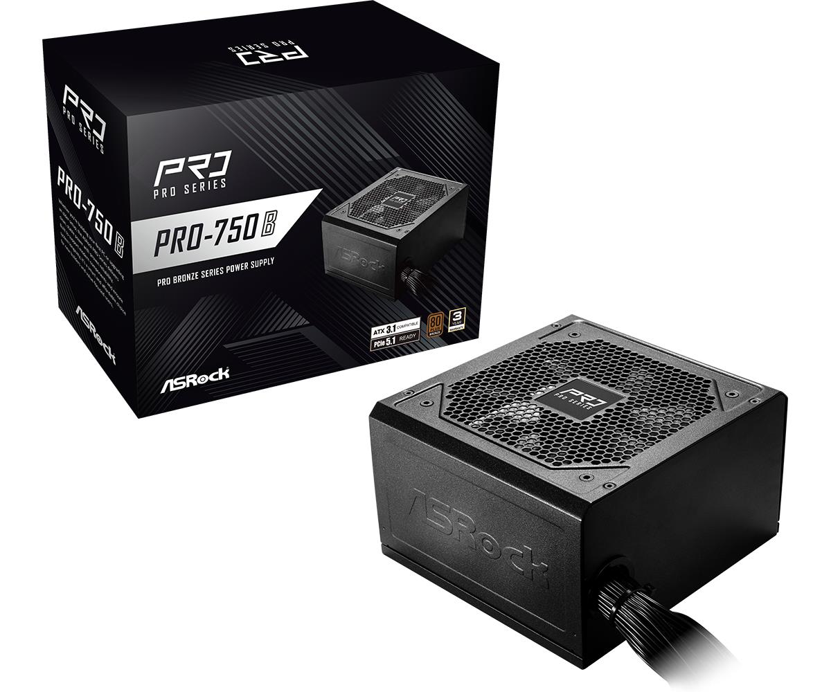 Power Supply ASROCK ATX PC 100 - 240 V 750 W PRO-750B