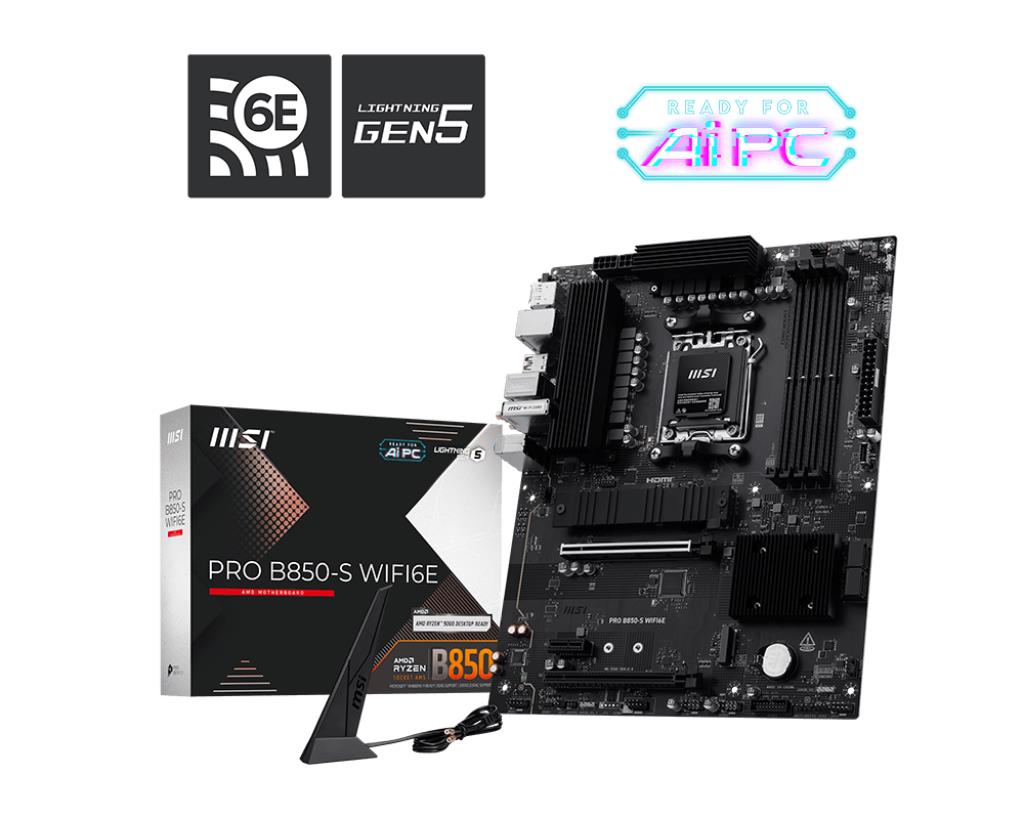 MSI PRO B850-S WIFI6E AM5 ATX MB