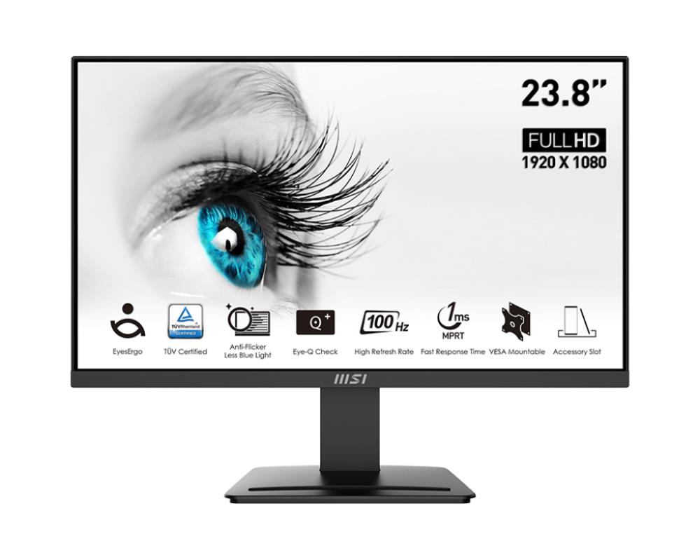 MSI PRO MP2412 Black 23.8inch VA