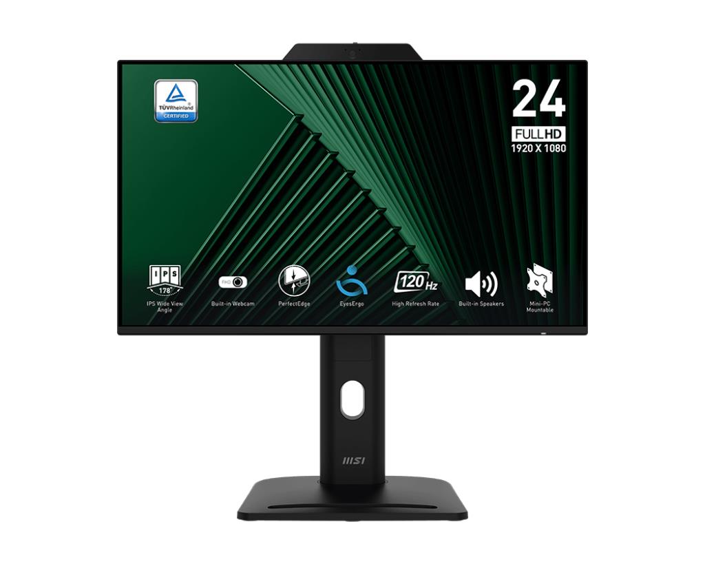 LCD Monitor MSI PRO MP242PMG 23 8   Business Panel IPS 1920x1080 16 9 120 Hz 1 ms Speakers PROMP242PMG