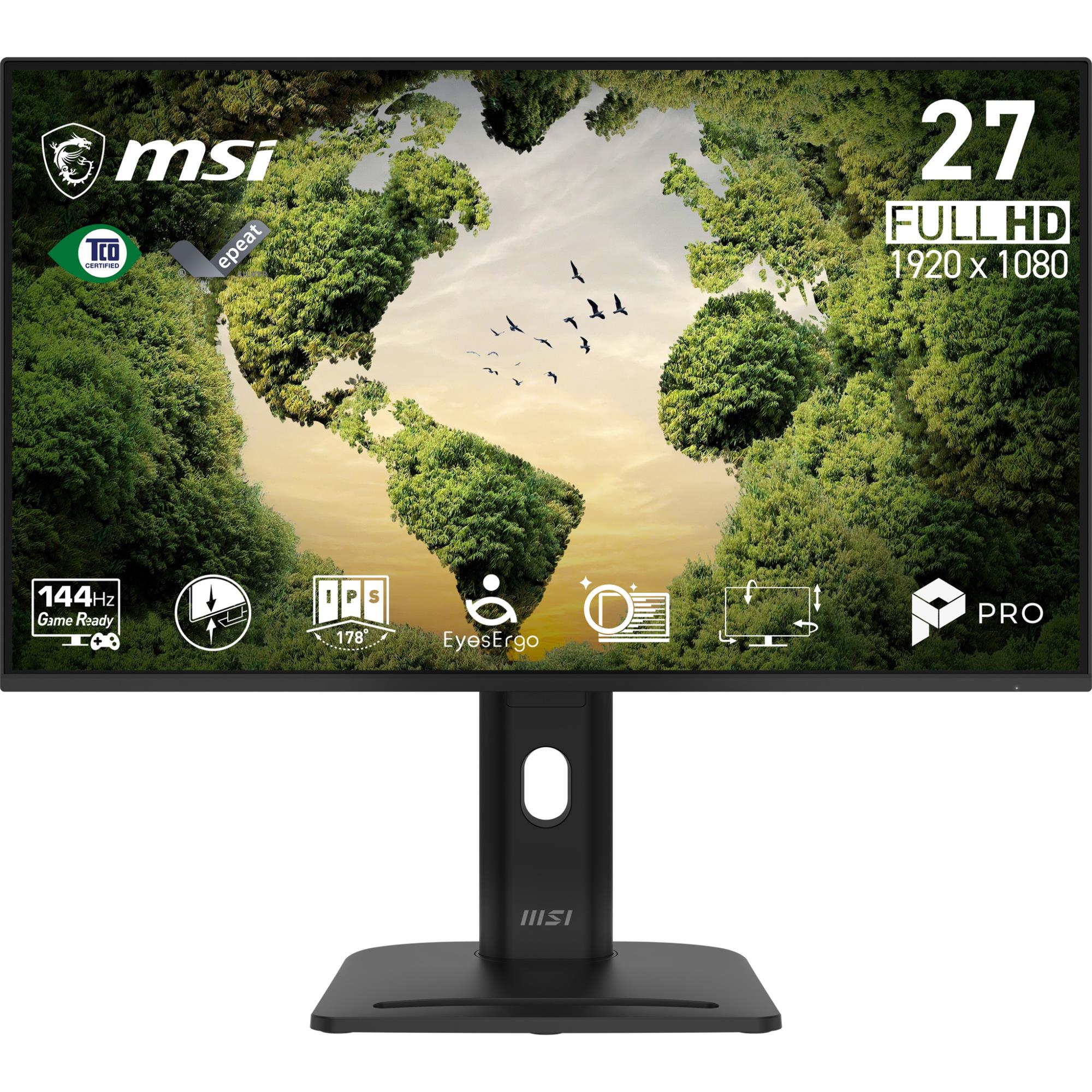 LCD Monitor MSI 27    1920 x 1080 pixels Full HD Native aspect ratio 16 9 LCD Flat PROMP275PGNE14