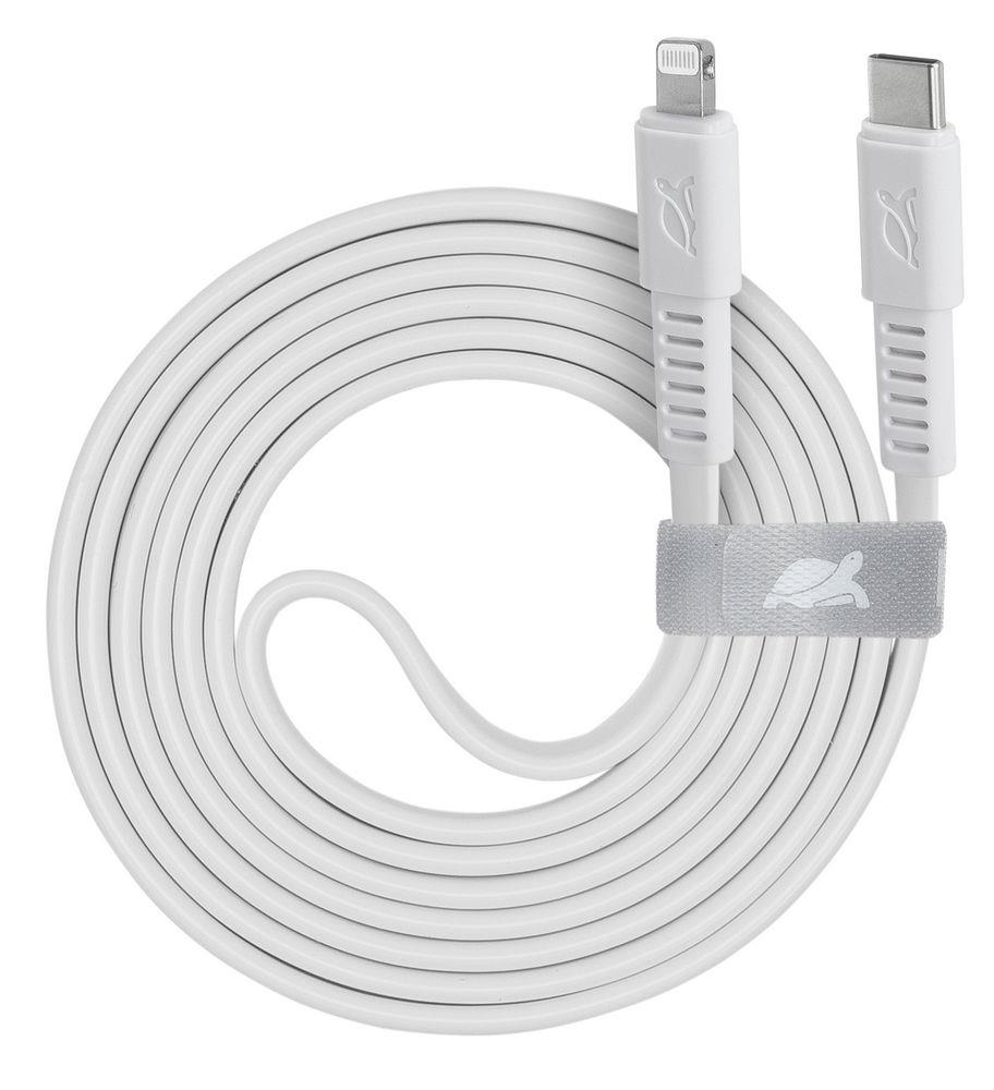 CABLE USB-C TO LIGHTNING 1.2M WHITE PS6007 RIVACASE