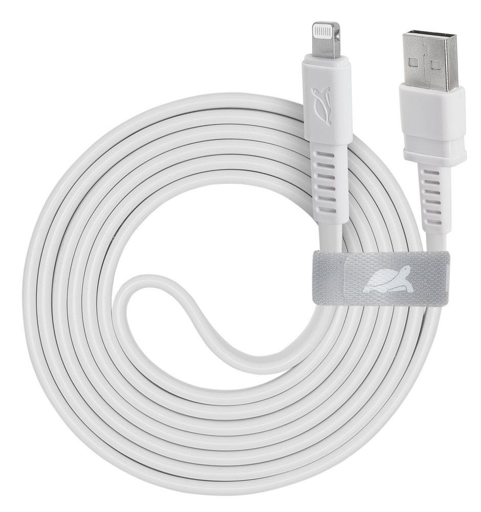 CABLE USB-A TO LIGHTNING 1 2M WHITE PS6008 RIVACASE
