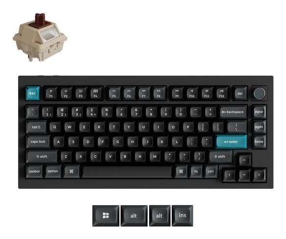 KEYBOARD WRL Q1 ULTRA BLACK Q1U-M3 KEYCHRON