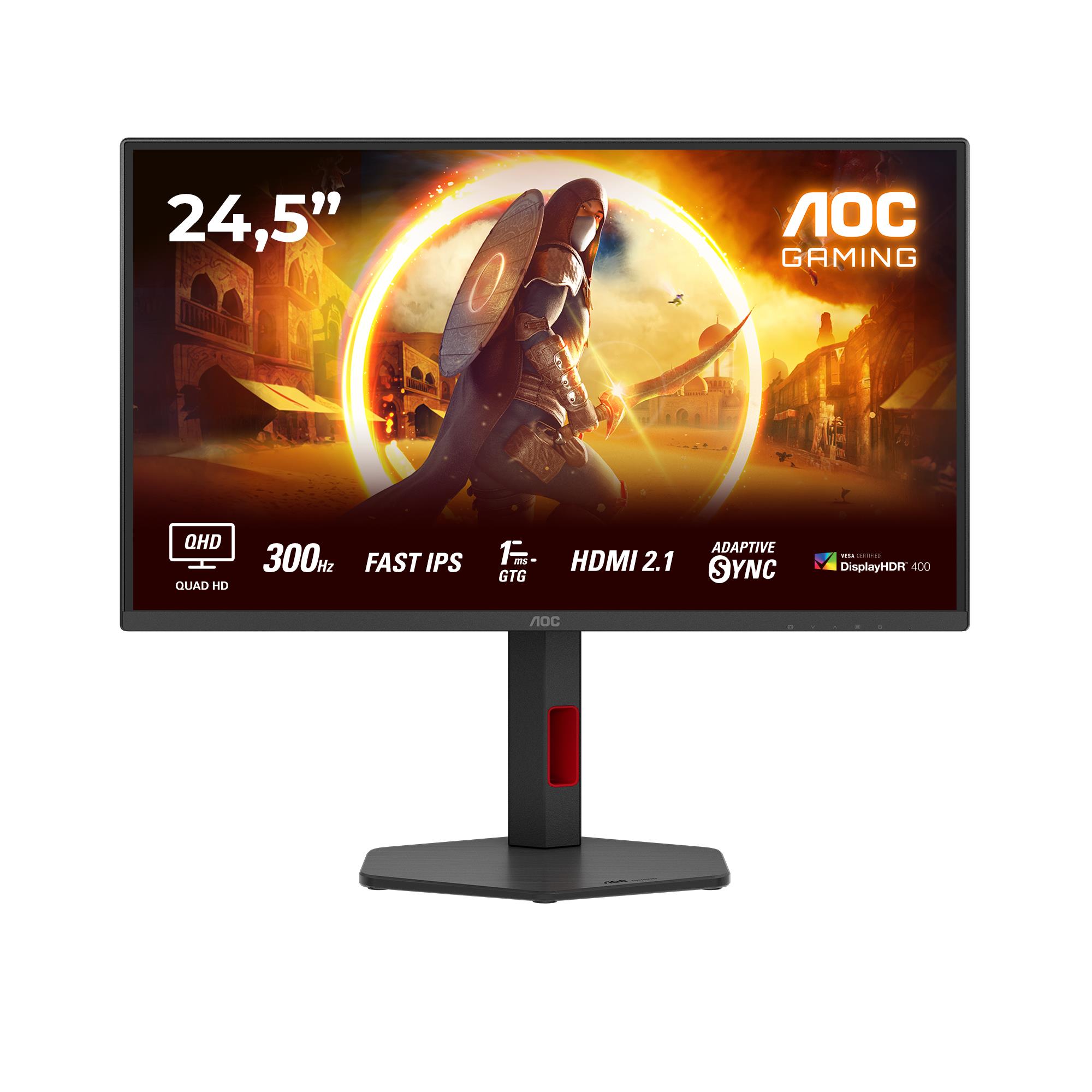 LCD Monitor AOC 24 5    2560 x 1440 pixels Quad HD Native aspect ratio 16 9 LED Flat Q25G4SR