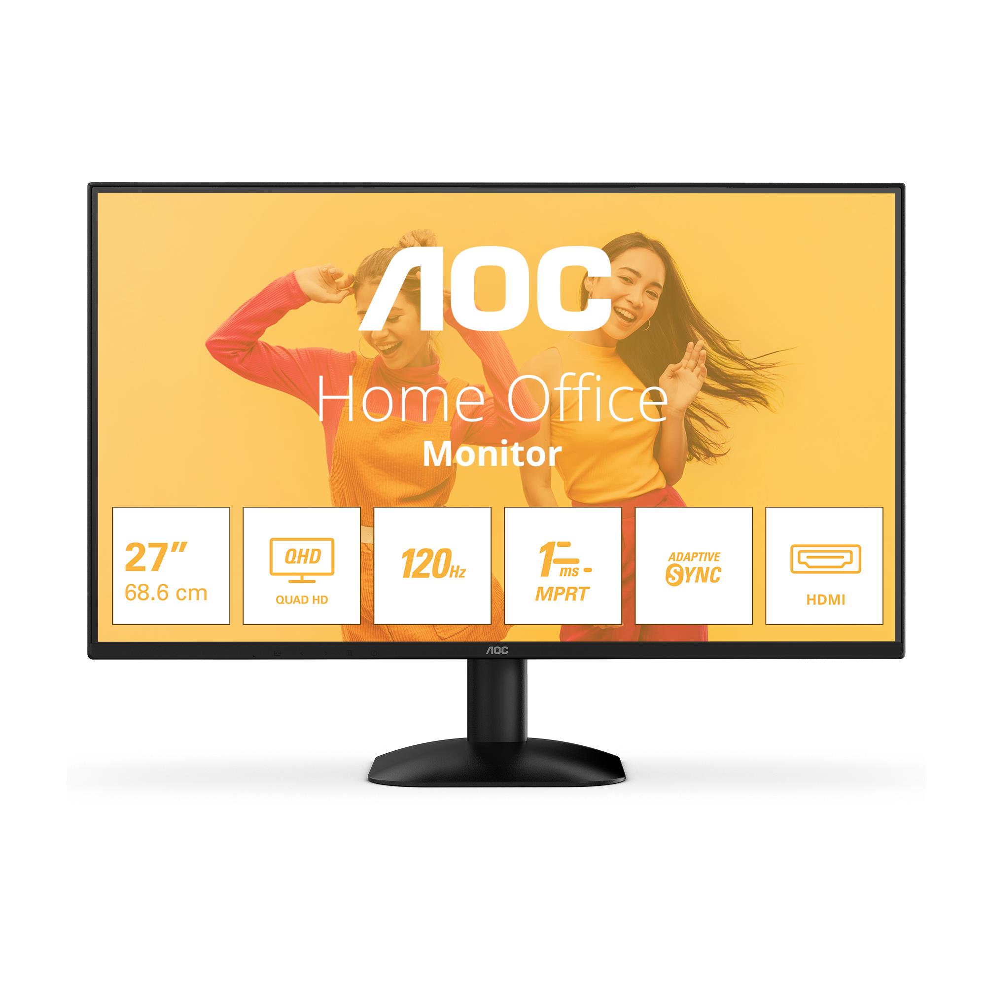 LCD Monitor AOC 27    2560 x 1440 pixels Quad HD Native aspect ratio 16 9 LED Flat Q27B35S3