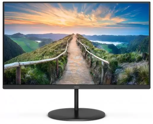 LCD Monitor AOC Q27V4EA 27   Panel IPS 2560x1440 16 9 75Hz 4 ms Speakers Tilt Colour Black Q27V4EA