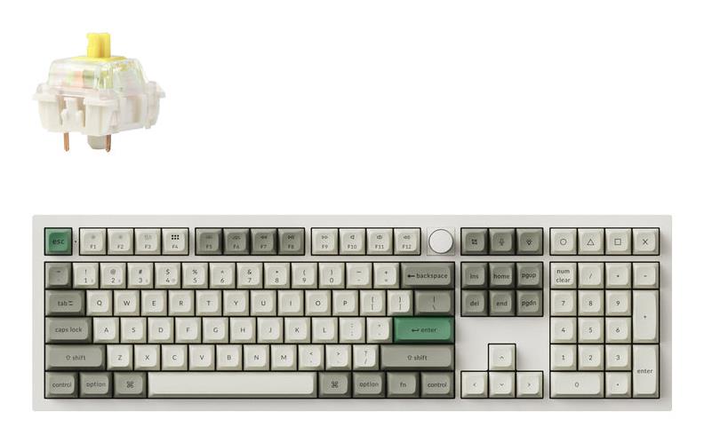 KEYBOARD WRL Q6 MAX RGB SHELL WHITE Q6M-P4 KEYCHRON