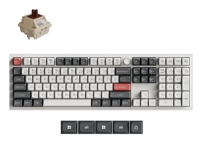 KEYBOARD WRL Q6 ULTRA WHITE Q6U-P3 KEYCHRON