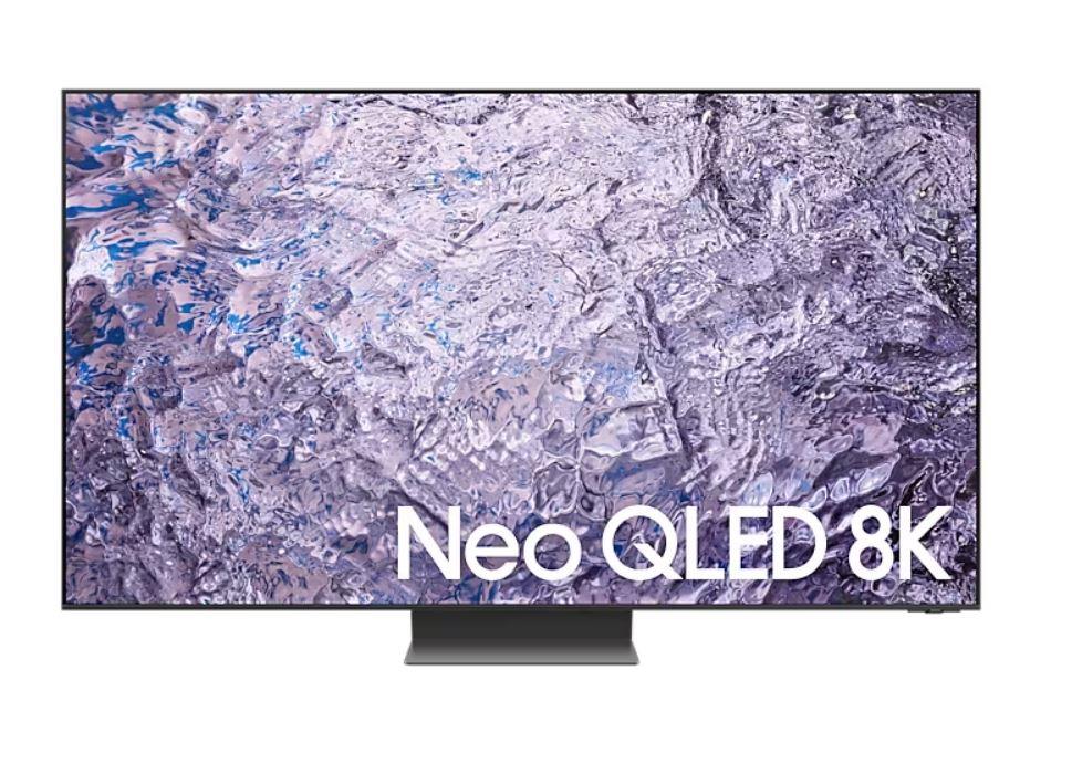 TV Set SAMSUNG 65   8K Smart QLED 7680x4320 Wireless LAN Bluetooth Tizen Black   Silver QE65QN800CTXXH