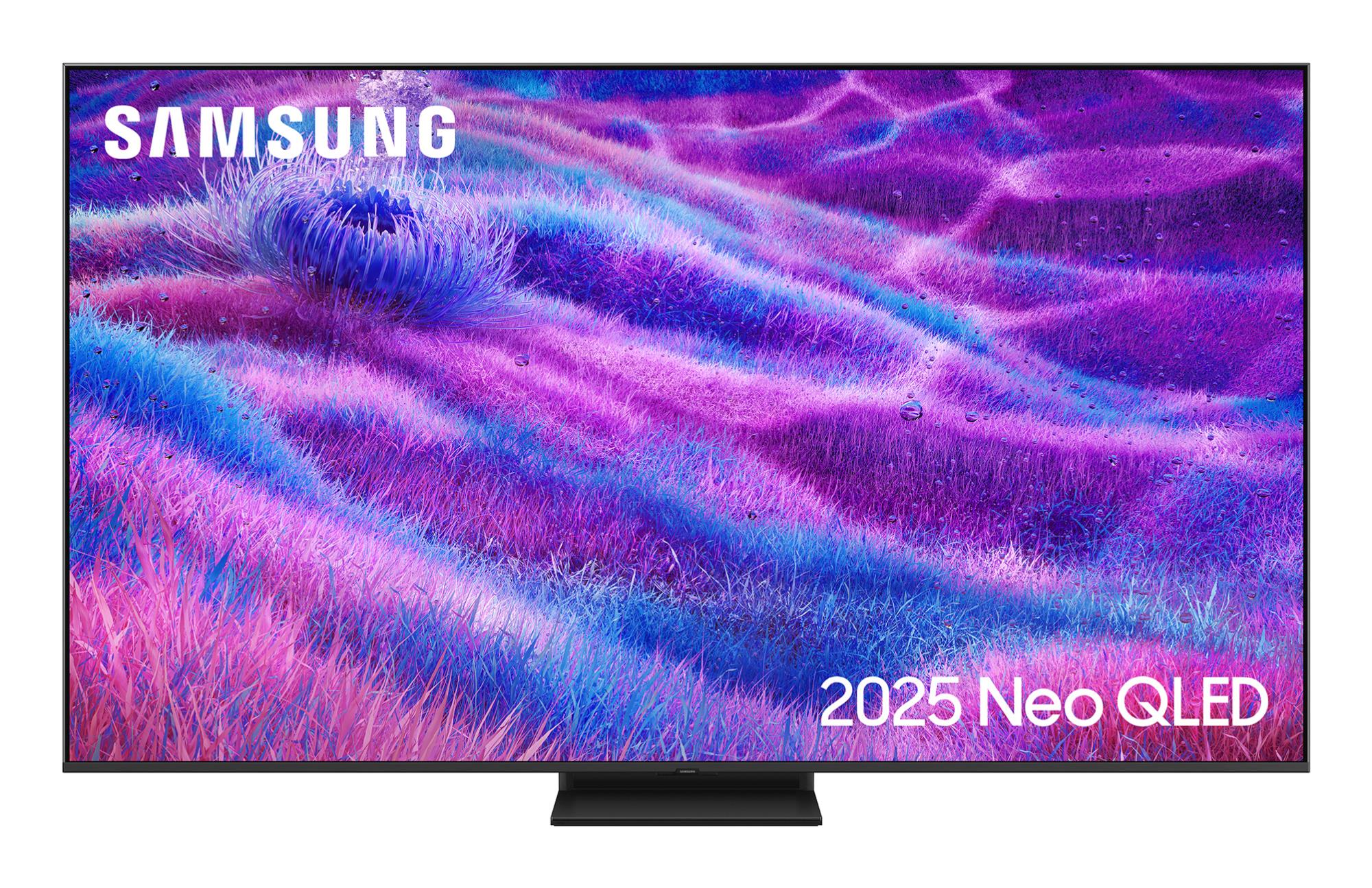TV Set SAMSUNG 65   4K Smart QLED 3840x2160 Wireless LAN Bluetooth Tizen Black QE65QN80FAUXXH