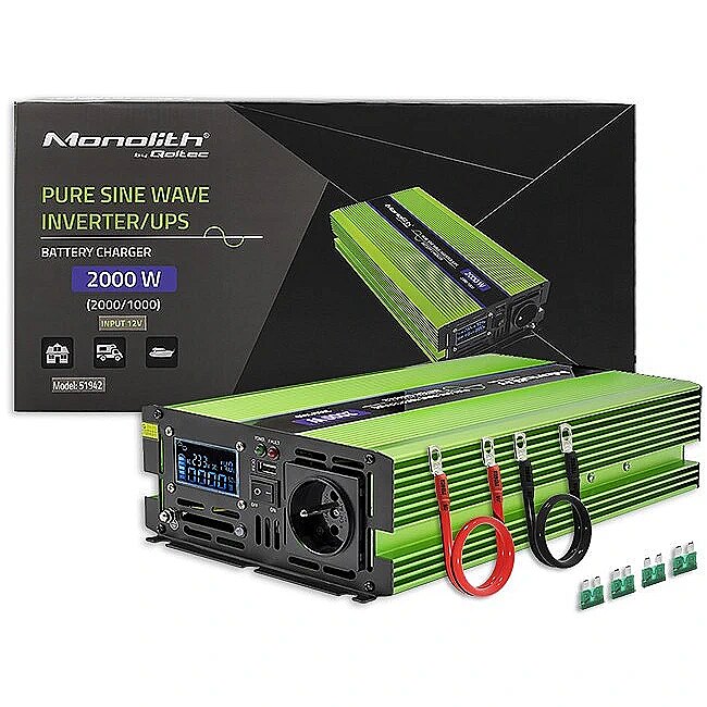 QOLTEC 51934 Pure Sine Wave Inverter