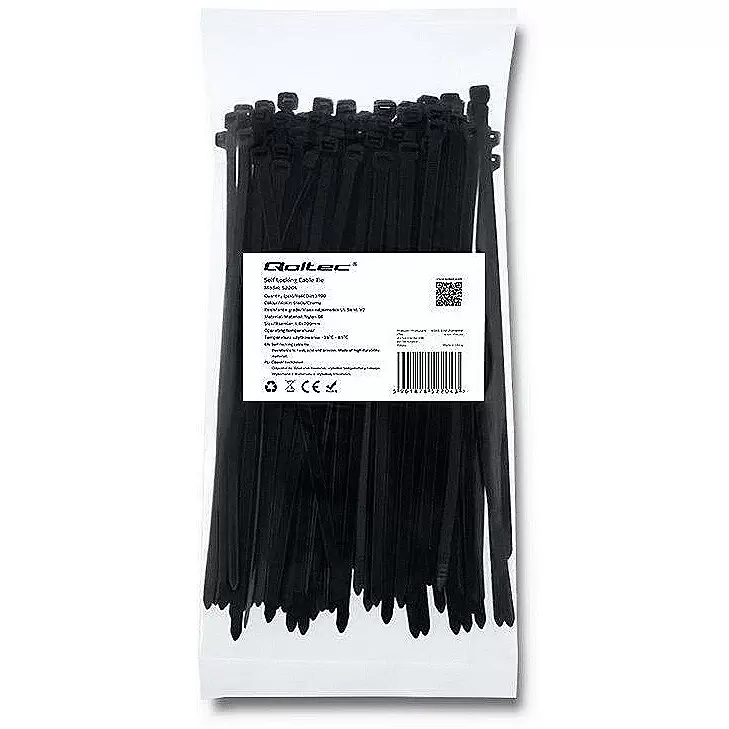 QOLTEC 52204 Zippers 4.8 200 100pcs