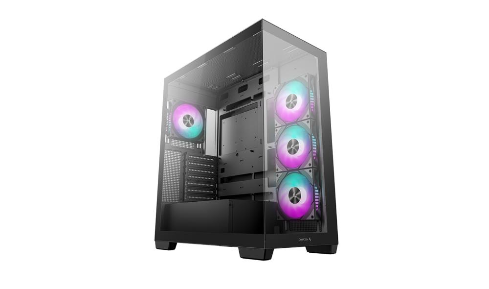 Case DEEPCOOL CG580 4F MidiTower Case product features Transparent panel Not included ATX MicroATX MiniITX Colour Black R-CG580-BKADA4-G-1