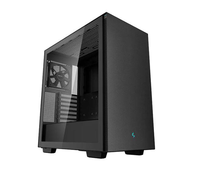 Case DEEPCOOL CH510 MiniTower Case product features Transparent panel Not included Colour Black R-CH510-BKNNE1-G-1