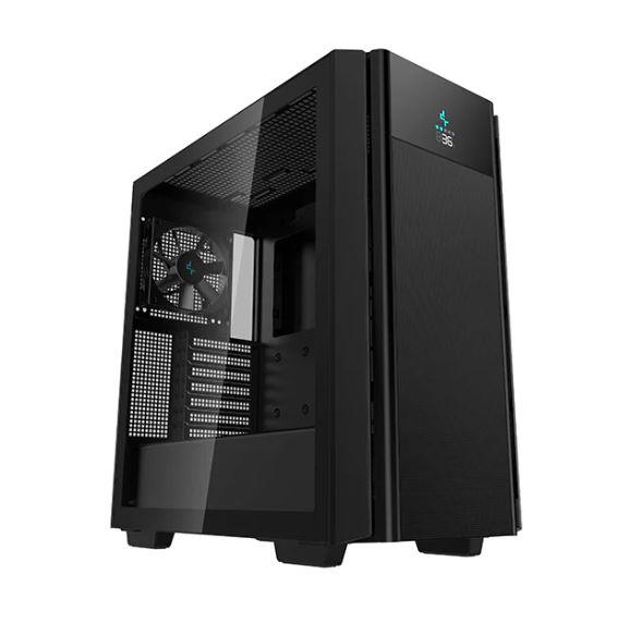 Case DEEPCOOL CH510 MESH DIGITAL MiniTower Case product features Transparent panel Not included Colour Black R-CH510-BKNSE1-G-1
