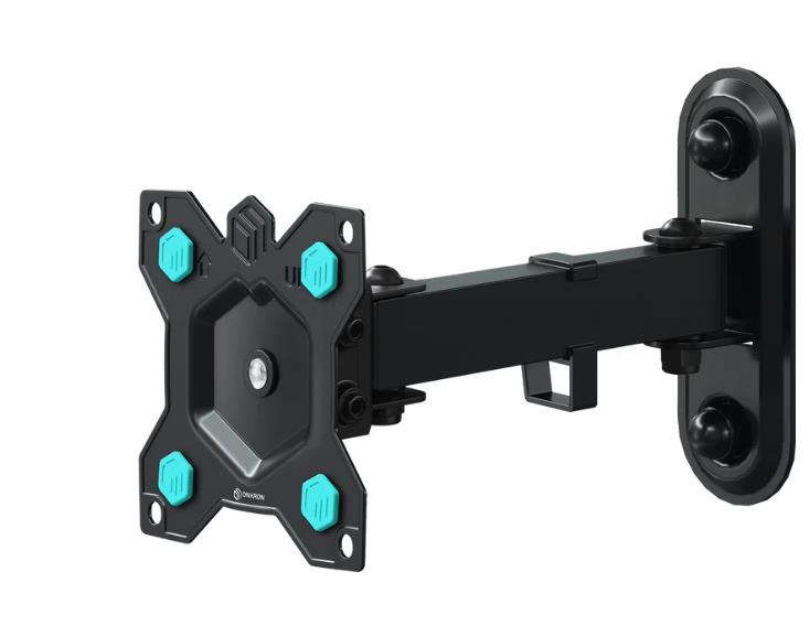 TV SET ACC WALL MOUNT  10-35   BLACK R2-B ONKRON