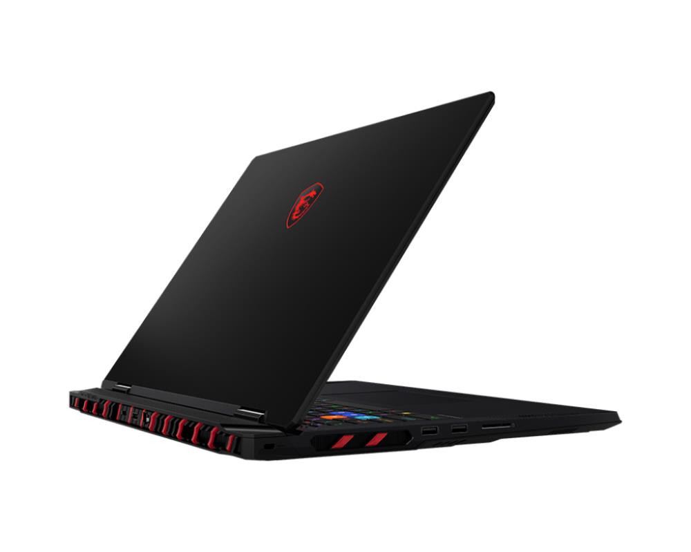 Notebook MSI Raider A18HX A9WJG CPU  Ryzen 9 9955HX3D 2500 MHz 18   3840x2400 RAM 64GB DDR5 5600 MHz SSD 2TB NVIDIA GeForce RTX 5090 24GB ENG Card Reader SD Express Windows 11 Home Black 3 6 kg RAIDERA18HXA9WJG-014NL