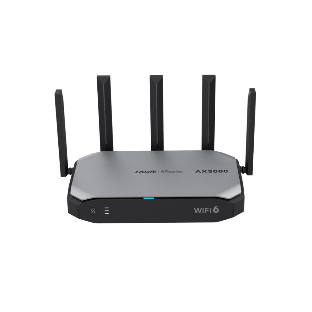 Wireless Router RUIJIE Wireless Router 3000 Mbps Mesh Wi-Fi 6 USB 3.0 1 WAN 1x10 100 1000M LAN    WAN ports 3 Number of antennas 5 RG-EG105GW-X