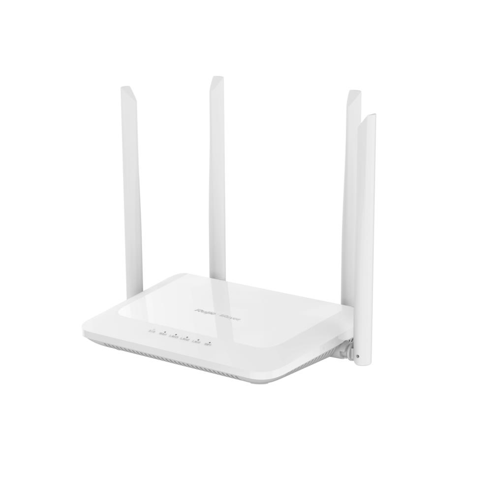 Wireless Router RUIJIE Wireless Router 1200 Mbps Mesh Wi-Fi 5 1 WAN 3x10 100 1000M Number of antennas 4 RG-EW1200