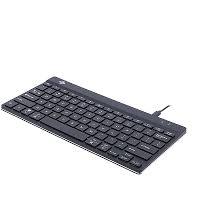 KEYBOARD COMPACT BREAK ENG BLACK RGOCOUSWDBL R-GO TOOLS