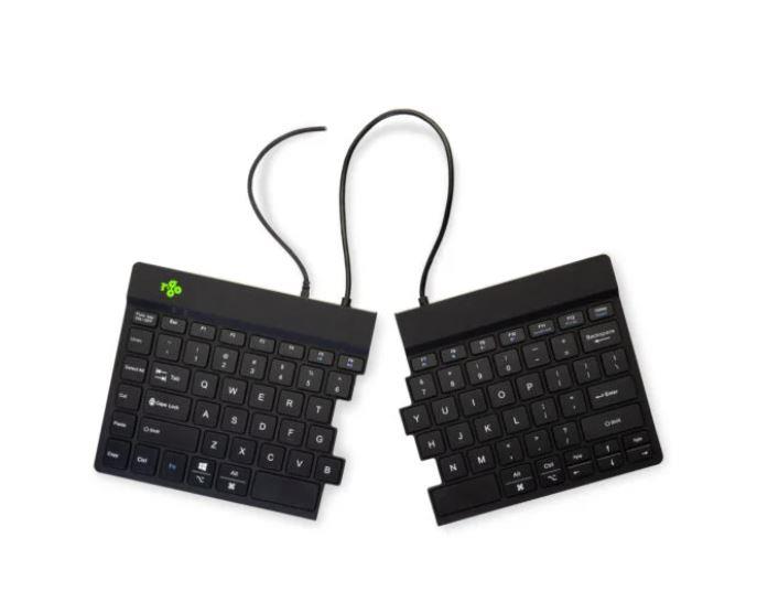 KEYBOARD SPLIT BREAK V2 ENG BLACK RGOSP-USWIBL R-GO TOOLS