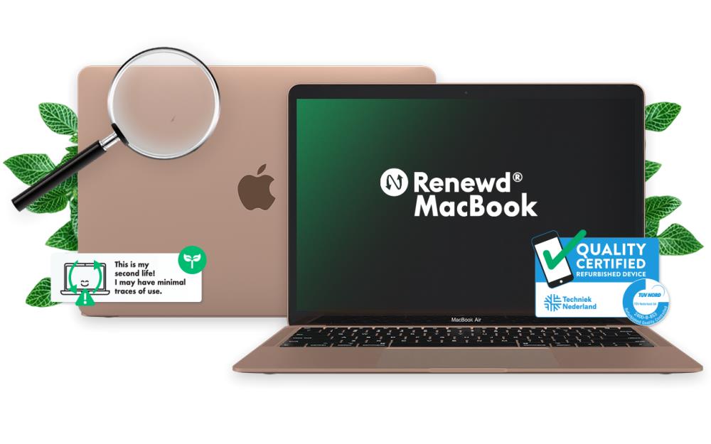 Notebook RENEWD MacBook Air 1600 MHz 13.3