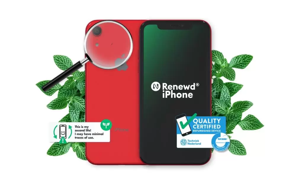 MOBILE PHONE IPHONE XR 64GB RED RND-P11664 APPLE RENEWD
