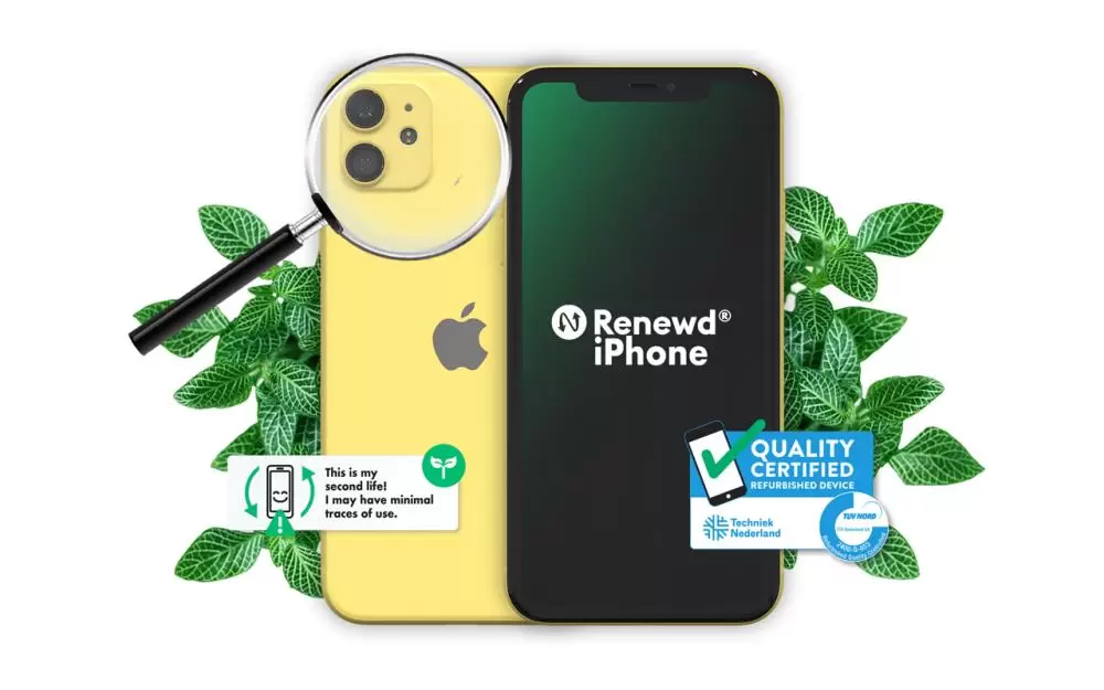MOBILE PHONE IPHONE 11 64GB YELLOW RND-P14364 APPLE RENEWD