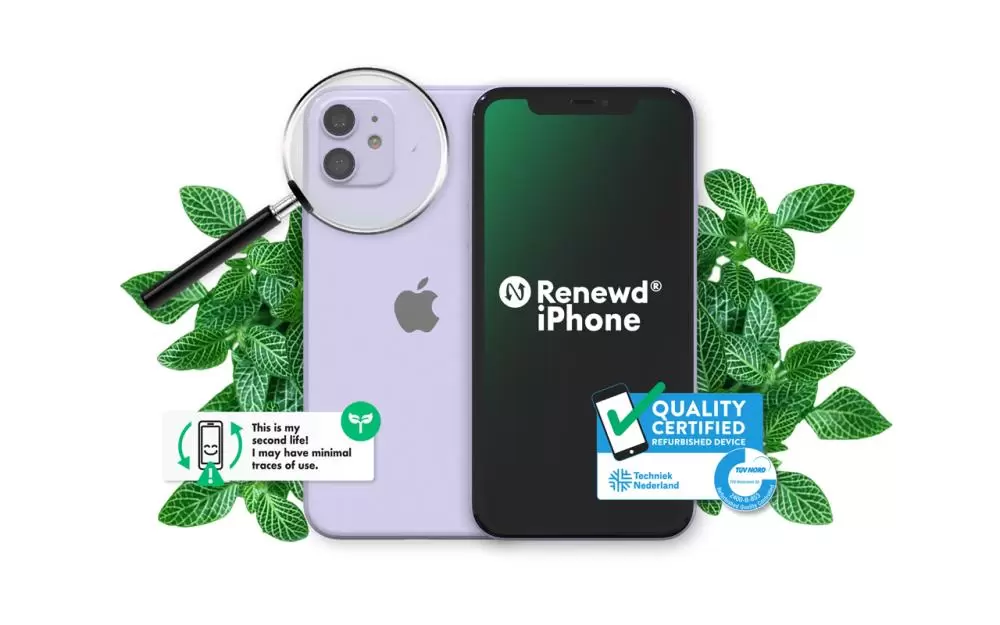 MOBILE PHONE IPHONE 11 128GB PUR. RND-P149128 APPLE RENEWD